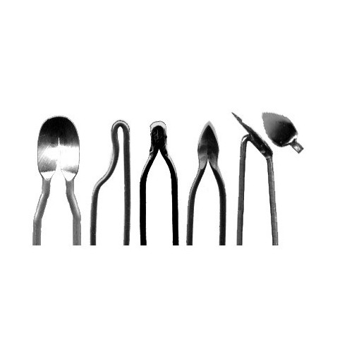 Set 5 pointes pyrogravure...