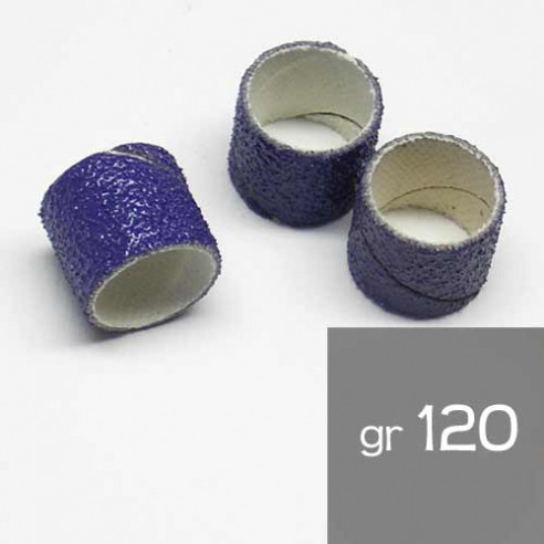 10 Manchons abrasif 13x13mm grain 120