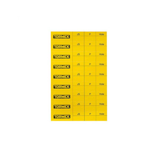 Planche de 9 étiquettes Tormek