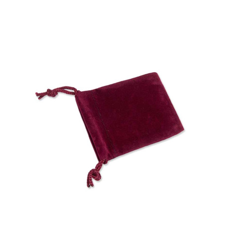 Pochette velours bourgogne...